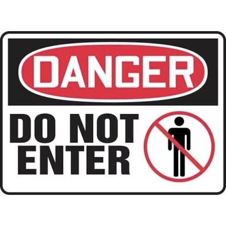 Accuform OSHA DANGER SAFETY SIGN DO NOT MADM018VP MADM018VP